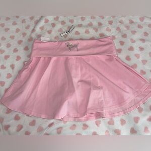 PINK x LoveShackFancy Cotton Foldover Flirty Skirt